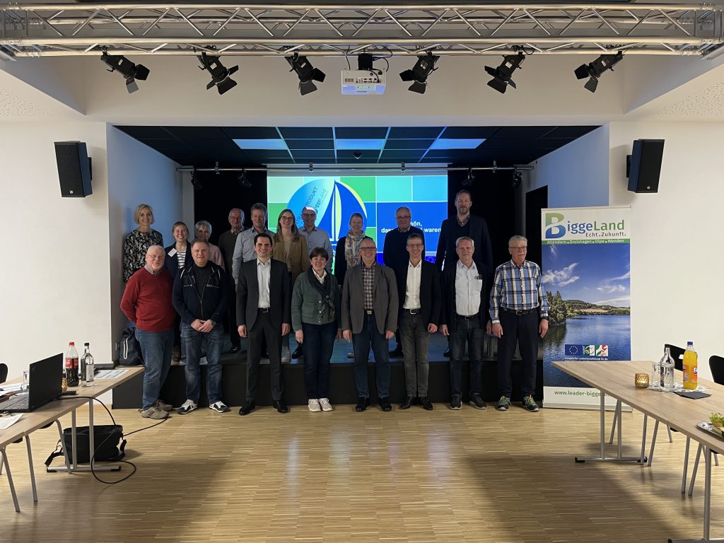 Am Donnerstag, den 07.03.2024, fand die 9. Mitgliedsversammlung der LEADER Region BiggeLand im neuen Bürgerhaus von Attendorn statt.